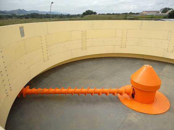 Tornillo Extractor Bi-Soportado Accionamiento Interno