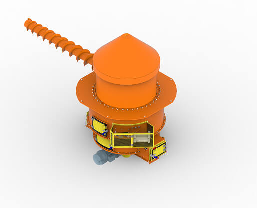 Tornillo Extractor en Voladizo