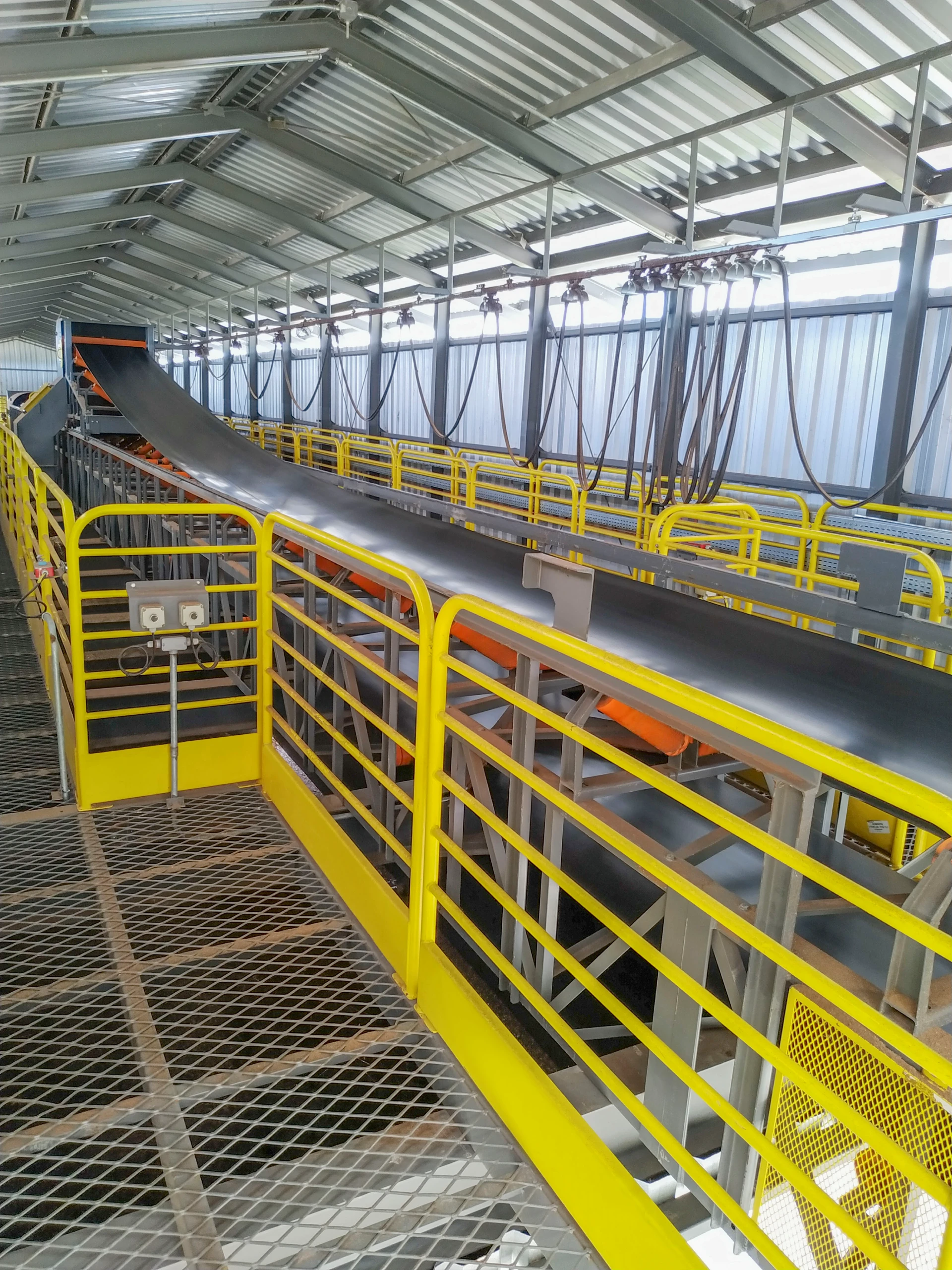 Transportador de Correia Tripper Tipo Sistema de Carro